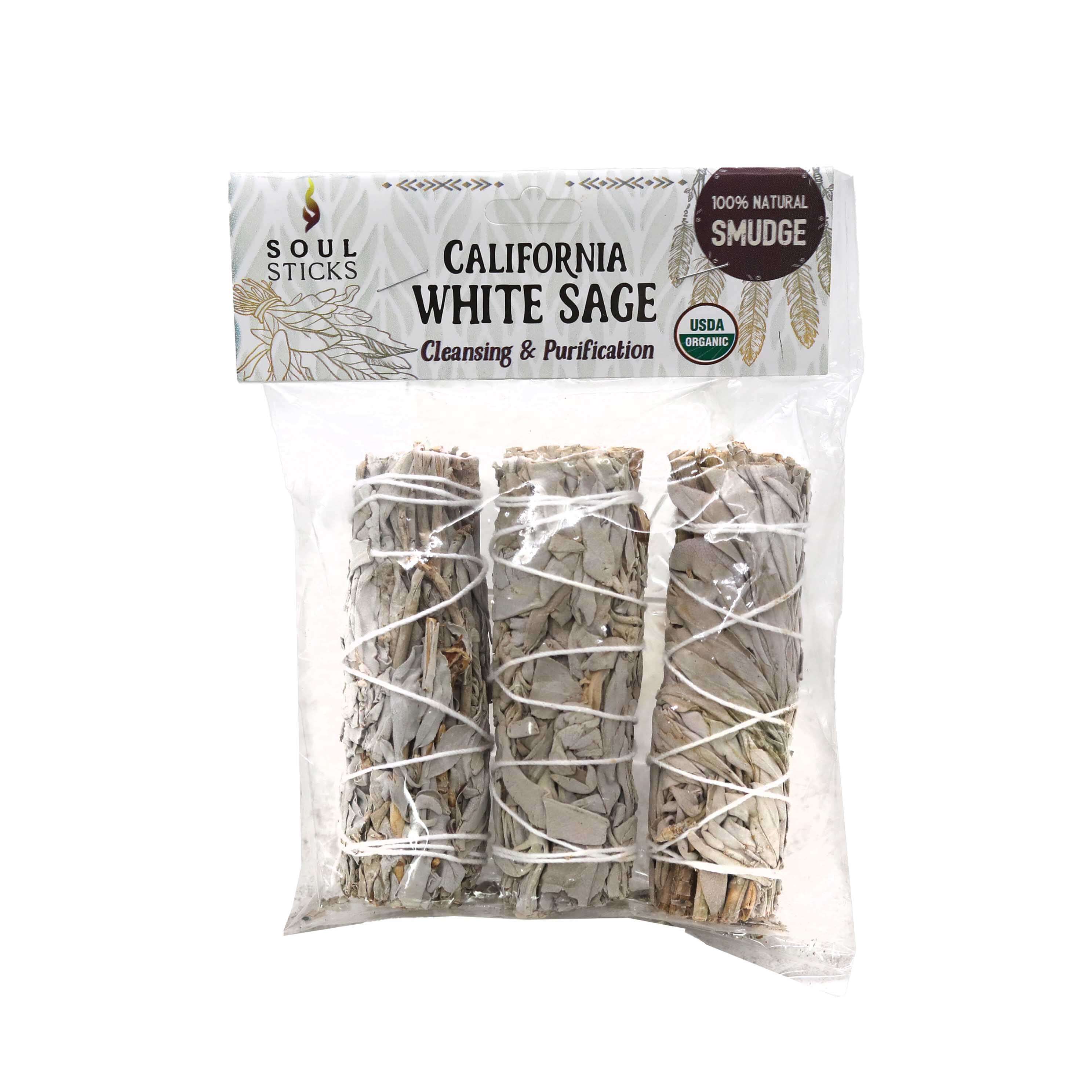 California Organic White Sage | 4 inch | 3 Pack  product image
